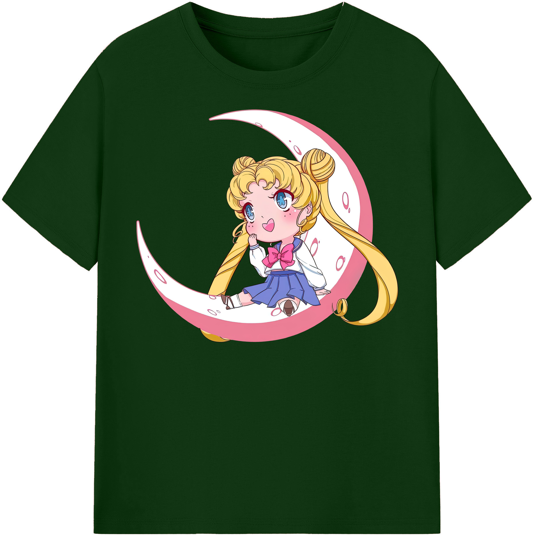 （画像用） 美少女戦士セーラームーン 愛野 美奈子 あいの みなこ Sailor Moon Aino Minako 綿100％半袖Tシャツ（フロントプリント）